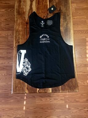 Darc Sport Men's -Dry Wolf- Black Tank-Top